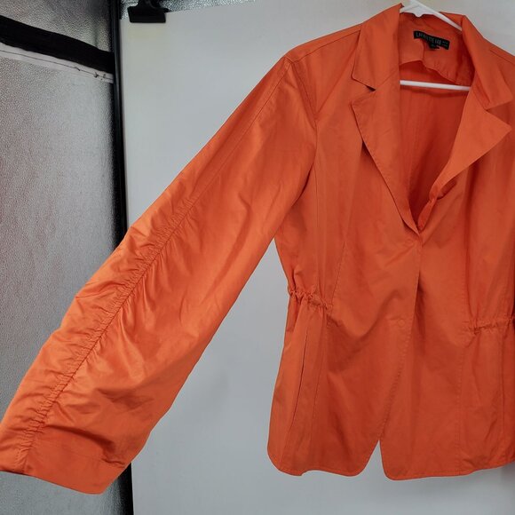 Lafayette 148 Orange Long Sleeve Career Business Blazer Suit Jacket 12 - Picture 6 of 11